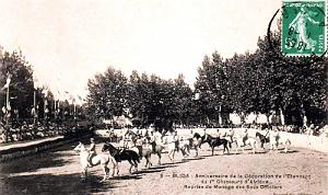 BLIDA - 1ER CHASSEURS D'AFRIQUE - ANNIVERSAIRE ETENDARD